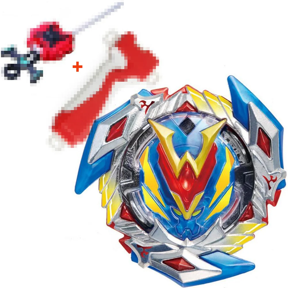 

Winning Valkyrie / Wonder Valtryek Burst Spinning Top STARTER w/ Launcher B-104 With Grip (RED) + L-R Launcher (RED) Kids Gifts