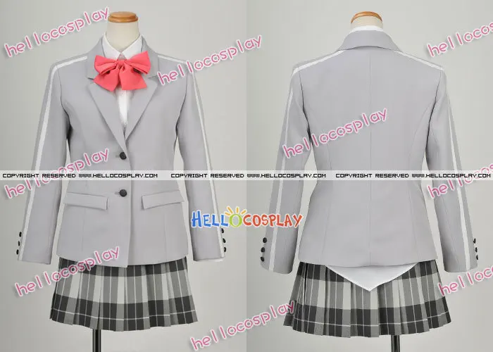 Haiyore! Nyaruko-san Cosplay Nyaruko Costume School Girl Uniform H008 |