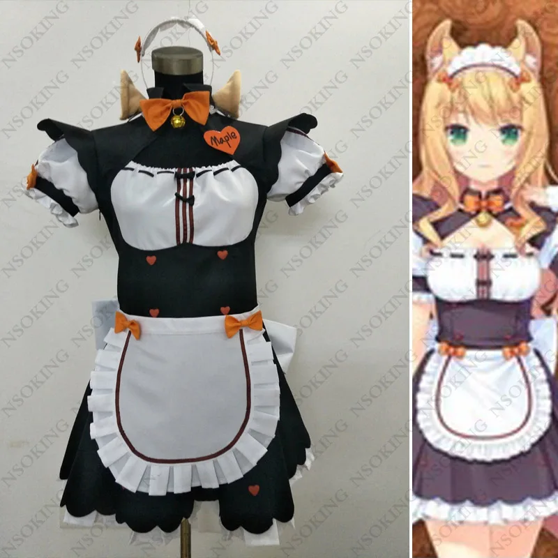 

Nekopara Maple Cosplay maple Maid Costume