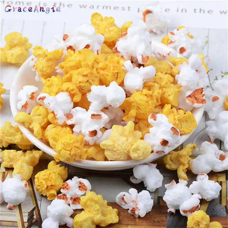 GraceAngie 10 шт. подвески попкорн искусственные продукты кабошоны для скрапбукинга