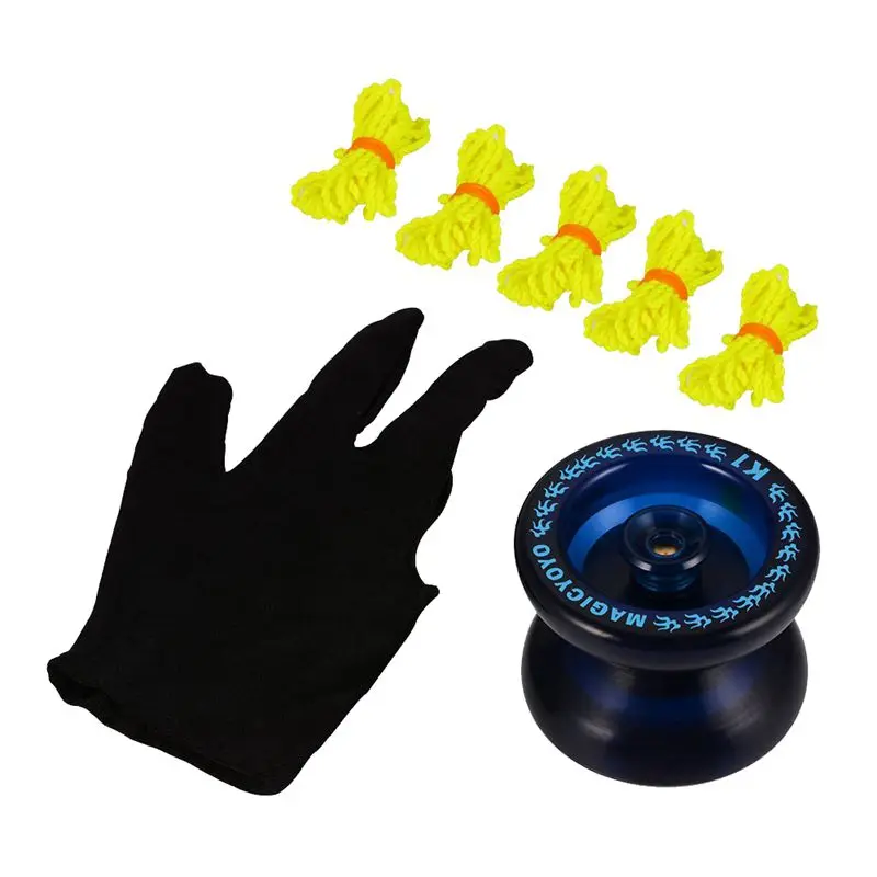 MAGICYOYO K1 мяч YoYo (ABS синий) + 5 струн перчатки большая крутая Подарочная игрушка для
