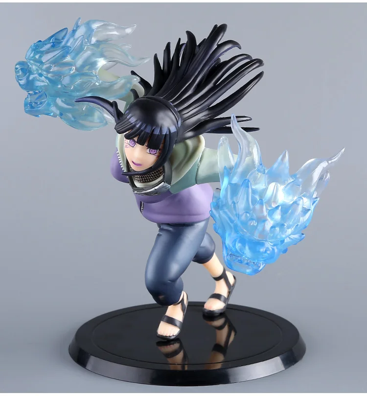 

16cm Anime Naruto Hyuuga Hinata Gently Step Twin Lions Fist Ver. PVC Action Figures Collectible Model Toys -16