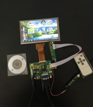 

7 inch 800*480 50 pin TFT LCD display 4-wire resistive touch screen panel with HDMI VGA 2AV driver board kit