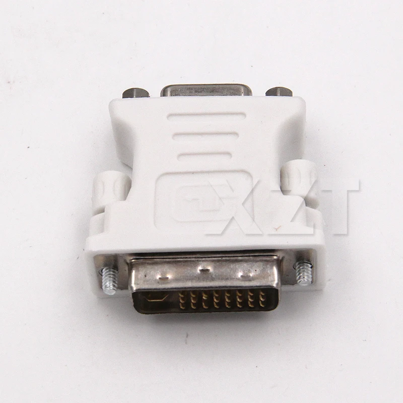 В новейшей горячей 5 шт./лот DVI-I 24 + Pin VGA папа к DVI Женский видео конвертер адаптер