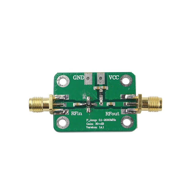 

New 0.1-2000MHz RF Wideband Amplifier Gain 30dB Low-noise Amplifier LNA HF VHF / UHF