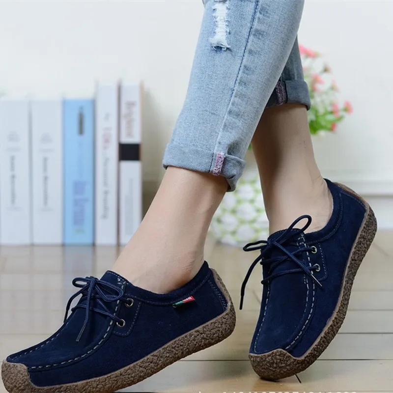 Fashion Women shoes breathable soft solid women casual flat shoes hot ...