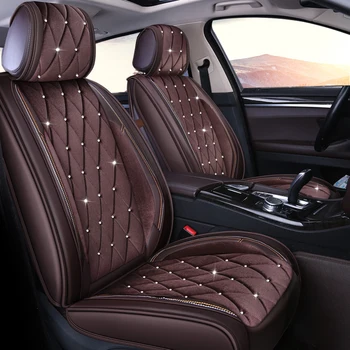 

Car seat cover Studded Rhinestone plush car seat cushion for Chevrolet Aveo Cruze Captiva Malibu SPARK Impala Niva Beat Code