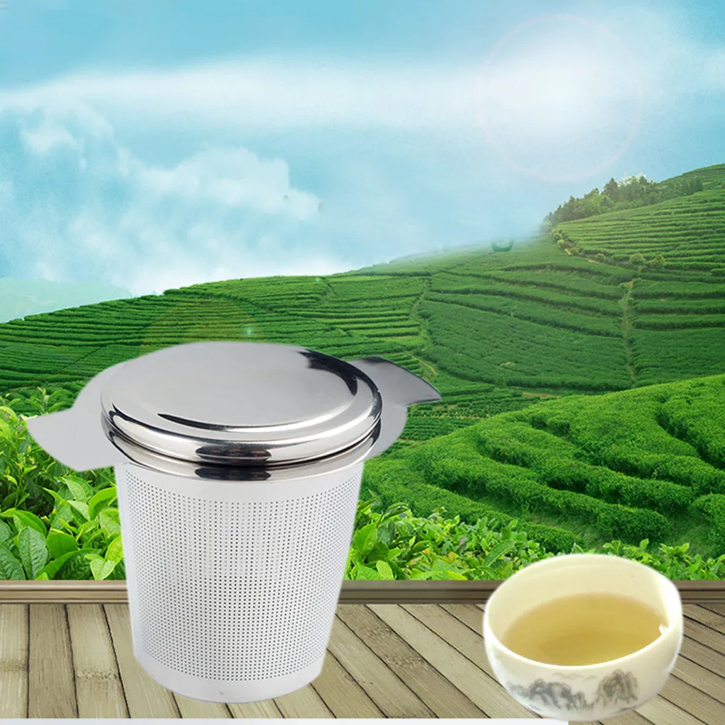 

Stainless Steel Mesh Tea Infuser Metal Cup Strainer Loose Leaf Grain Filter