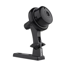 ESCAM Button Q6 IP Camera Wifi Wireless Mini Camera ONVIF CCTV Home Security Indoor Cameras Night Vision WI-FI IP Cam Black
