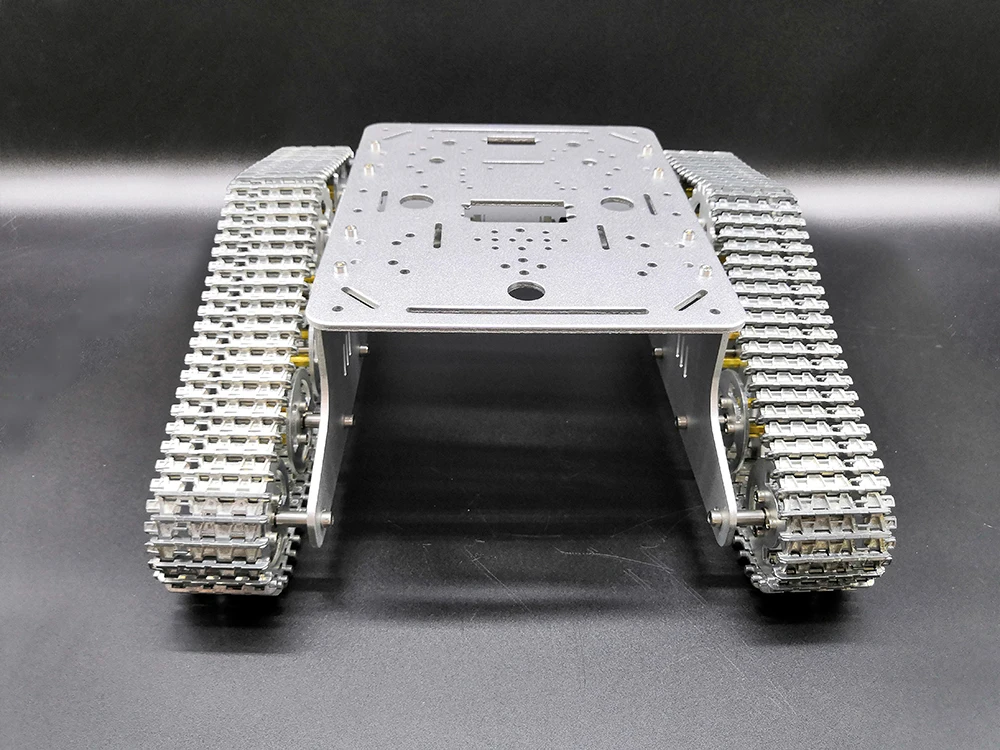 TS300 все металлические tnak, высокий крутящий момент двигателя, металлические дорожки, алюминиевый сплав умный Танк шасси автомобиля, для робота DIY, модель танка