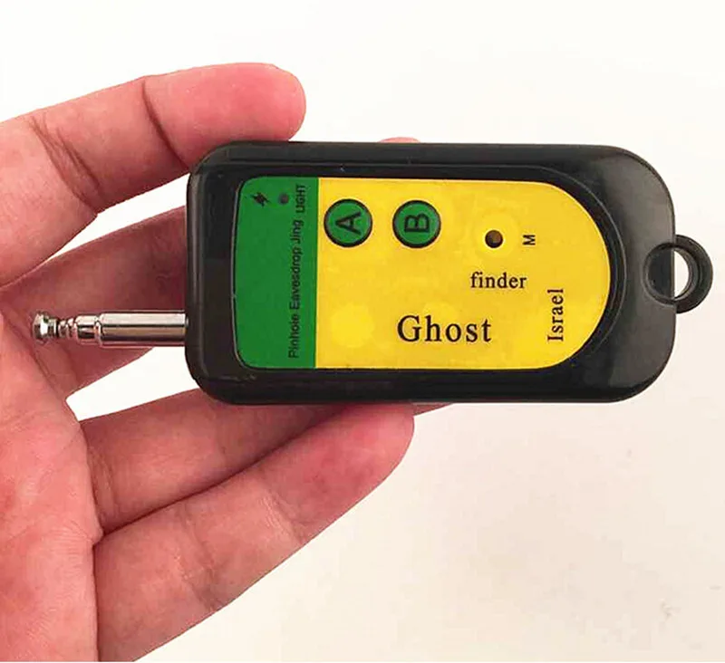 

10Pc Signal Bug RF Detector Finder Scanner Monitor Checker Pinhole Surveillance Camera GSM Wireless Device 100~2400Mhz BLK GHOST