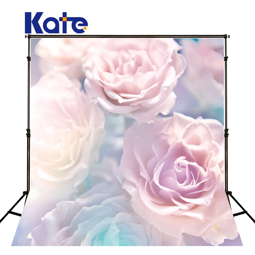 Kate Pink Flower Wall Backdrop Outdoor Wedding Photography Backdrops