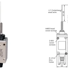 4 шт./партия Высокое качество CNTD CHL-5330 воблый рычаг Концевой переключатель/микро переключатель, металлический нижний корпус