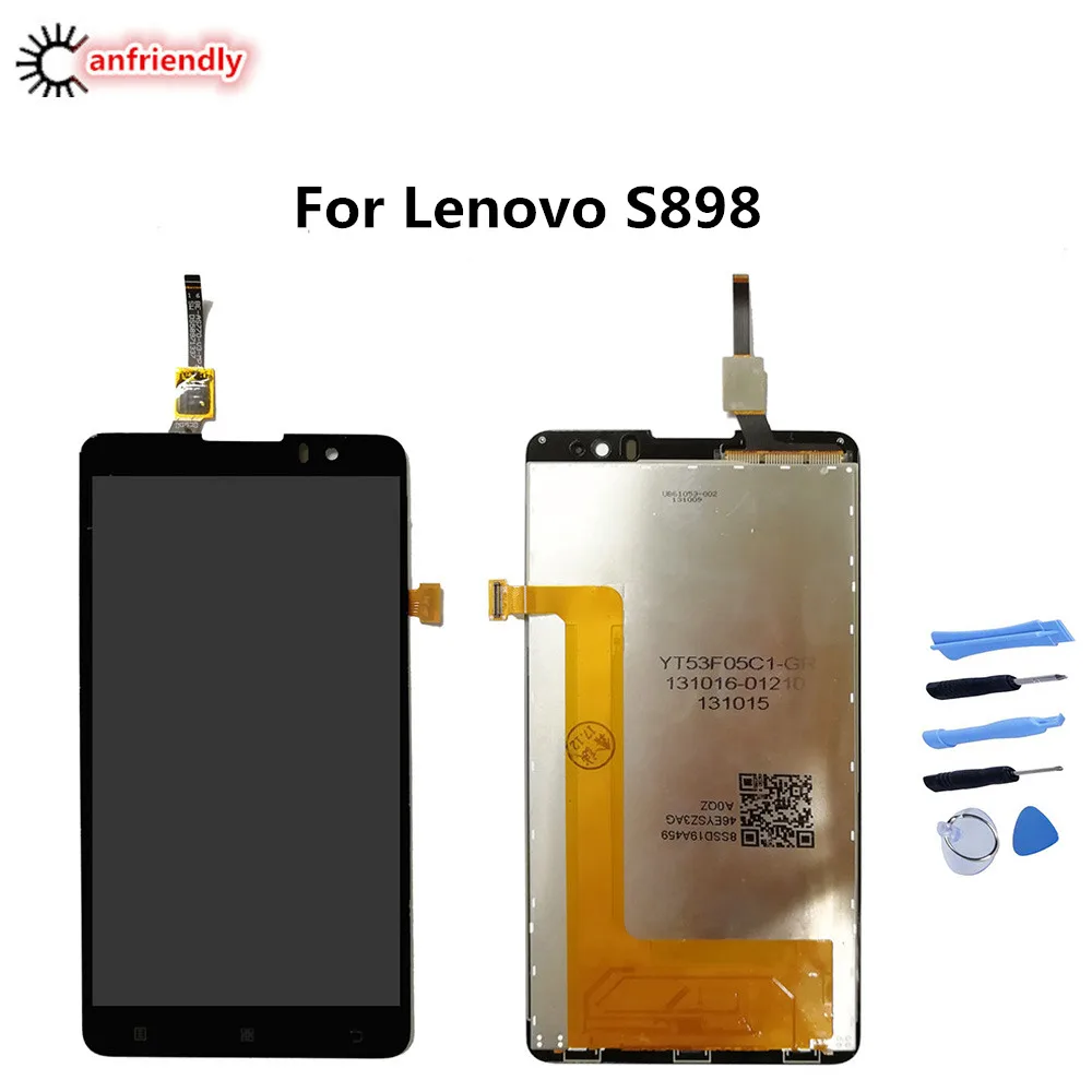 Дисплей + Сенсорный экран для lenovo S898 S898T S 898 ЖК-дисплей Replacment дигитайзер Ассамблеи