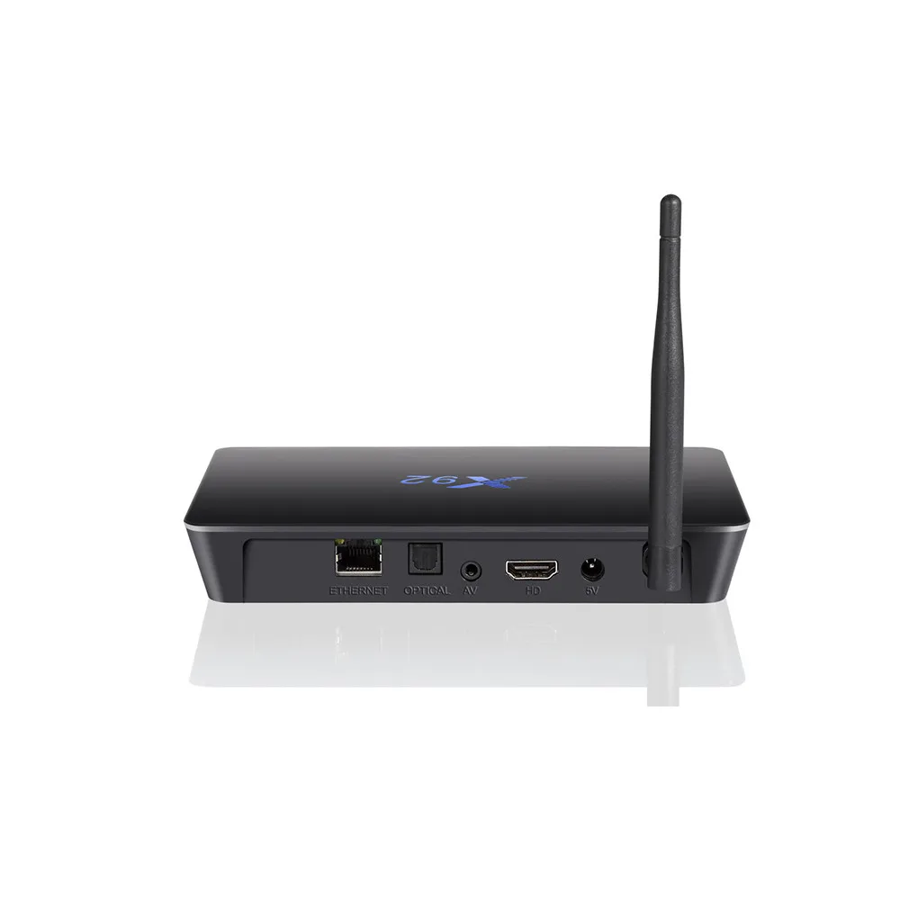 ТВ приставка X92 Amlogic S912 Android 6 0 8 ядер 2 4 ГГц/5 ГГц Wi Fi HD а USB слот для SD карты умная 2G 3G 16
