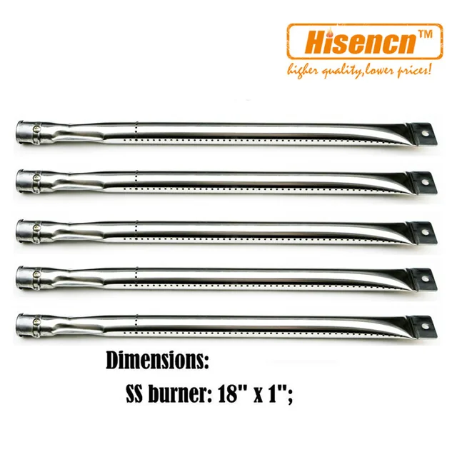 Hisencn 13181 5pcs Pk Perfect Flame For Lowes Gas Grill Burner Hisencn 13181 5pcs Pk Perfect Flame For Lowes Gas Grill Burner Stainless Steel Pipe Burners