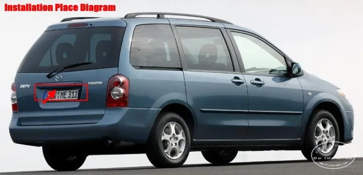 Автомобильная парковочная камера/камера заднего вида для Mazda MPV 2000~ 2006/камера заднего вида/светильник номерного знака