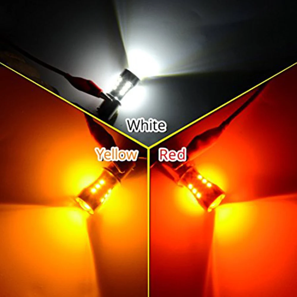 YSY 2 шт. 1156 BA15S S25 3030 18smd Canbus без ошибок SMD белые светодиодный ные лампы P21W Поворотная