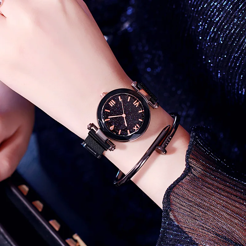 Женские часы с магнитным ремешком, женские Роскошные наручные часы, женские винтажные наручные часы, часы в подарок для девушек, relogio feminino