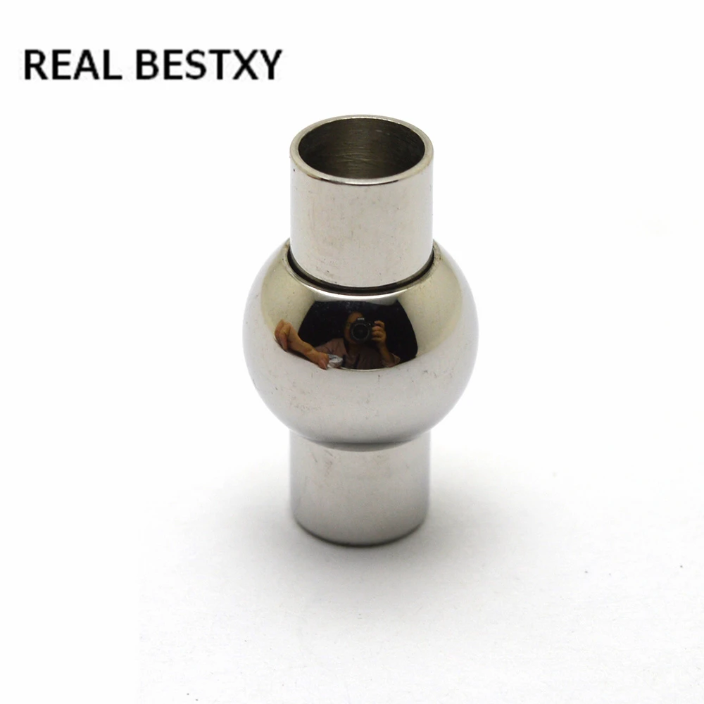 Реальные BESTXY 5 шт./лот полированные застежки из нержавеющей стали 316l размером с