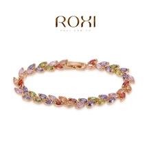 ROXI Fashion Rings gold plated, trendy jewelry ,wedding gift, Austrian crystal fashion Environmental Micro-Inserted Jewelry