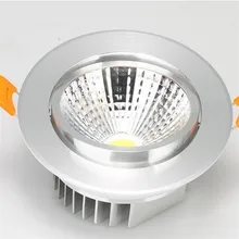 DHL 15 Вт COB светодиодные светильники теплый белый натуральный белый холодный белый свет, led потолочные встраиваемые светильники Светодиодная лампа CE по ограничению на использование опасных материалов в производстве AC85~ 265 V