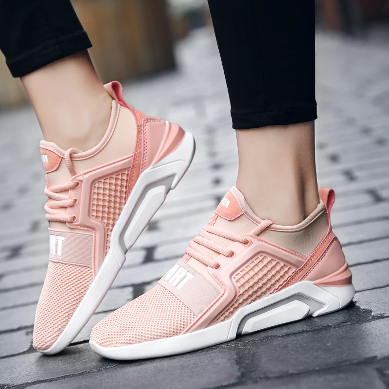 

Causal Shoes Woman Fashion Sneakers Women Breathable Mesh shoes Anti-slip Loafers Shoes walking Female basket femme krasovki