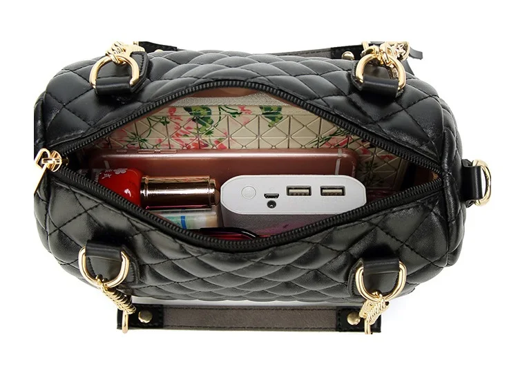 Diamond Lattice Women handbag Small Female Boston Totes tassel Crossbody Messenger Bags for women's Shoulder Bags Chain bolsas (18)