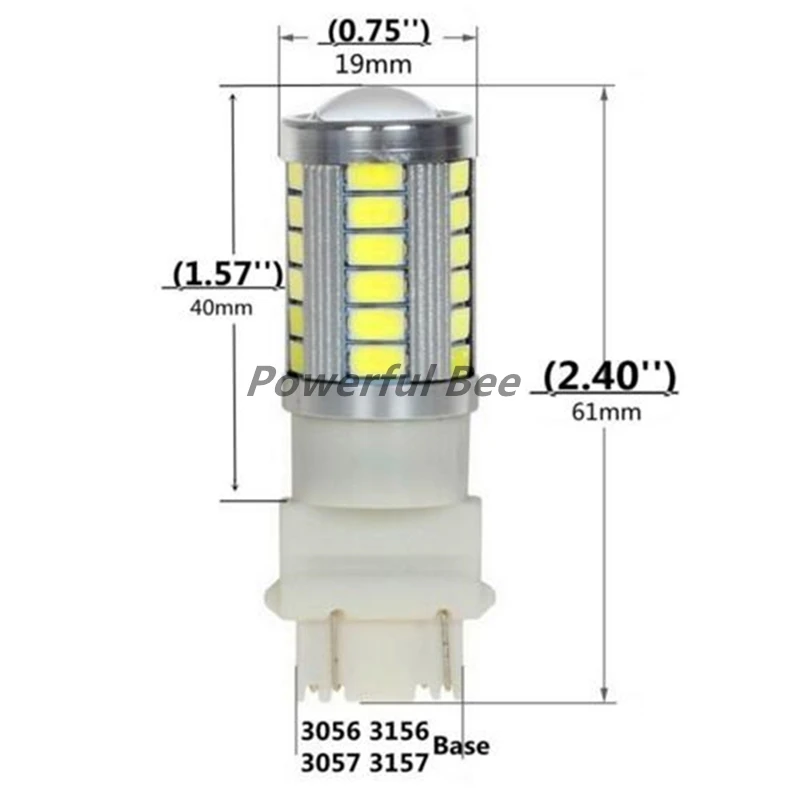 2 x T25/3157 3156 15 Вт 5630SMD холодный белый желтый красный светодиодный автомобильный