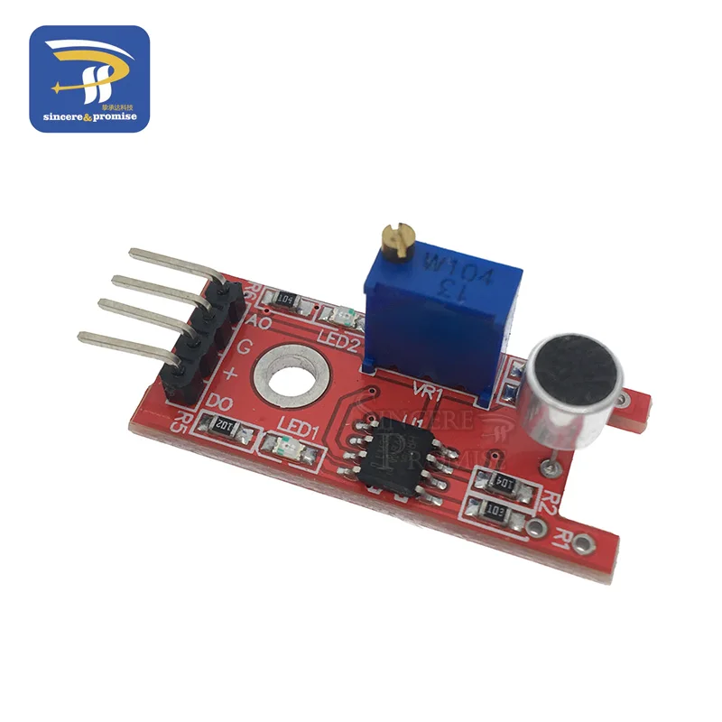 Модуль обнаружения звукового и голосового датчика микрофона для Arduino AVR PIC