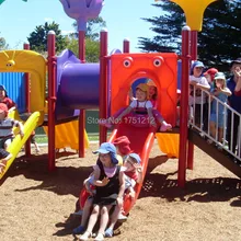 Экспортируется в Австралию Открытый площадка антикоррозийный гальванизированный стальной пластиковый комплект для детских площадок парк SlideHZ-5403