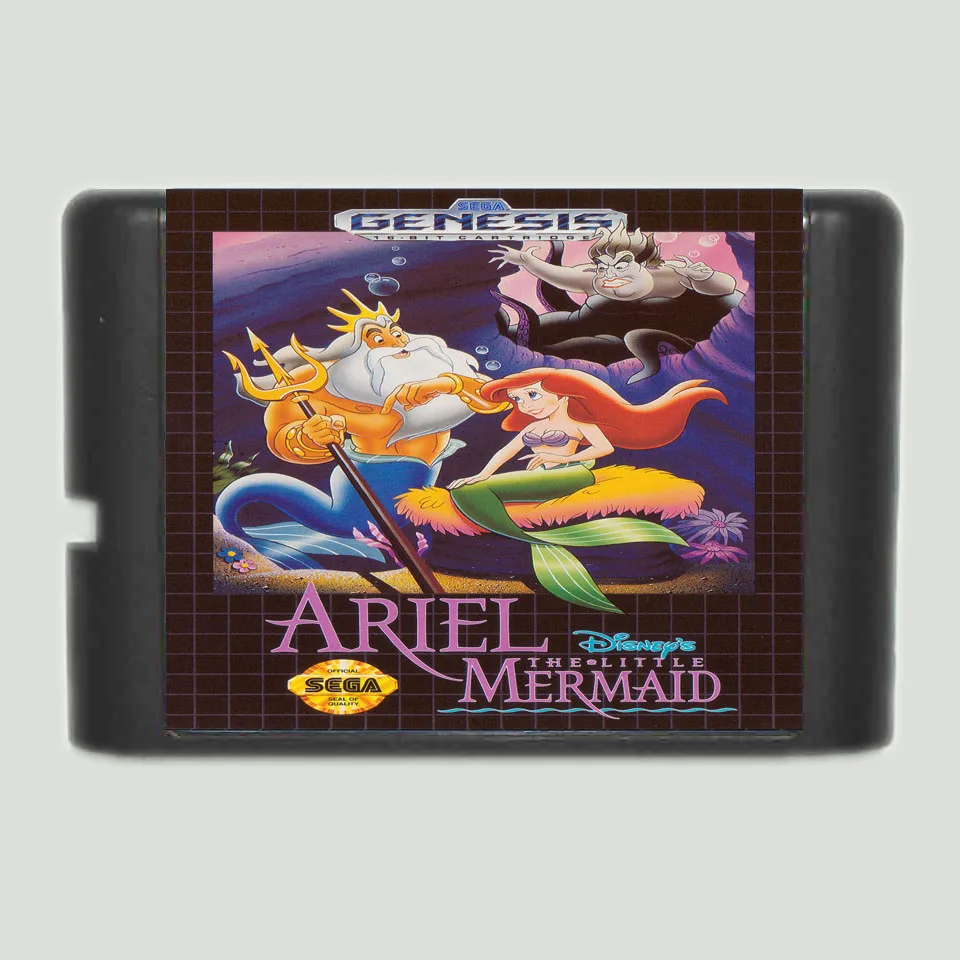 

Ariel The Little Mermaid 16 bit MD Game Card For 16 bit Sega MegaDrive Genesis game console