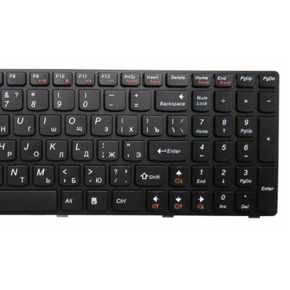 GZEELE русской клавиатуры ноутбука для lenovo V580C V570 V570C V575 Z570 Z575 B570 B570A B570E B570G B575 B575A B575E B590A ру черный