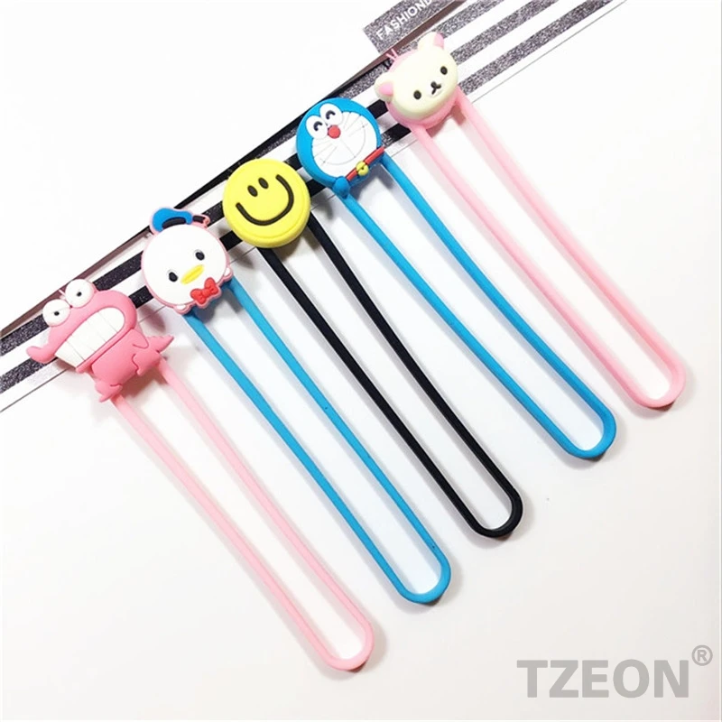 Kawaii لطيف أنيمي المحمول شريط لتعليق الهاتف المحمول لينة سيليكون حبل مطاطي حزام اليد الحبل ل فون سامسونج Xiaomi هواوي شنق الوهق