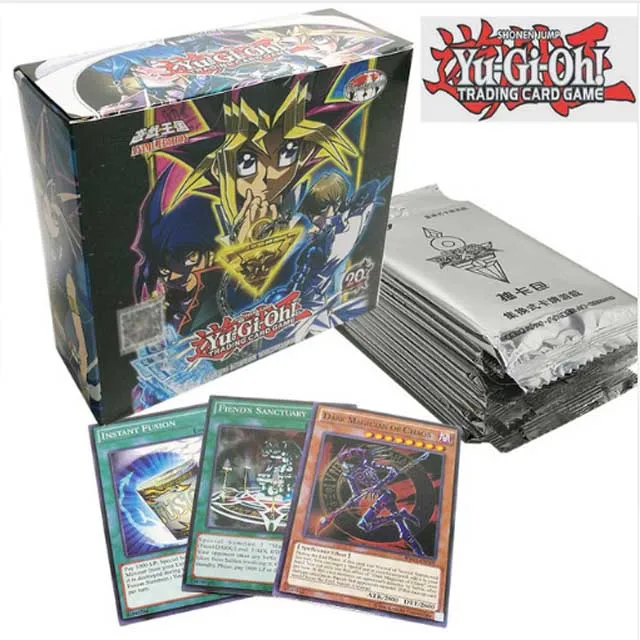 288 pièces/ensemble Anime japon Yu Gi Oh jeu cartes Carton Yugioh jeu cartes japon garçon filles yu-gi-oh cartes Collection pour le plaisir