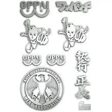 9pcs/set Anime ONE PUNCH MAN Stickers for Phone Laptop Stickers 3D Metal Fridge Decal Sticker Luxury Toy Sticker 9pcs/set Anime ONE PUNCH MAN Stickers for Phone Laptop Stickers 3D Metal Fridge Decal Sticker Luxury Toy Sticker