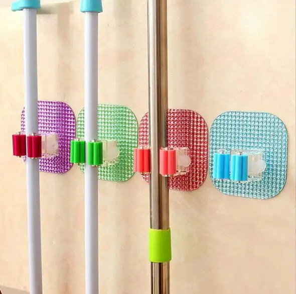 

New Hanger Hot Broom Storage Vacuum Suction Cup Holder Wall Mop House Organizer Mop Swab Clip Household Home Convenient Product