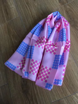 

2019 new arrival spring autumn classic print 100% pure silk scarf twill hand made roll 90*90 cm shawl wrap for women lady