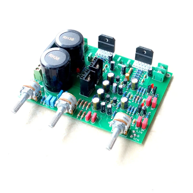 LM3886 power amplifier board finished with imitation of