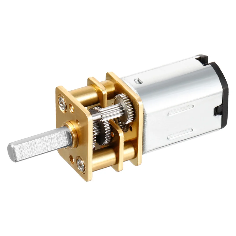 

UXCELL DC3V/6V/12V 50/100/150/200/1000RPM Micro Speed Reduction Motor Gearbox 0.15A 0.18A Electric Gear Box Motor for DIY RC