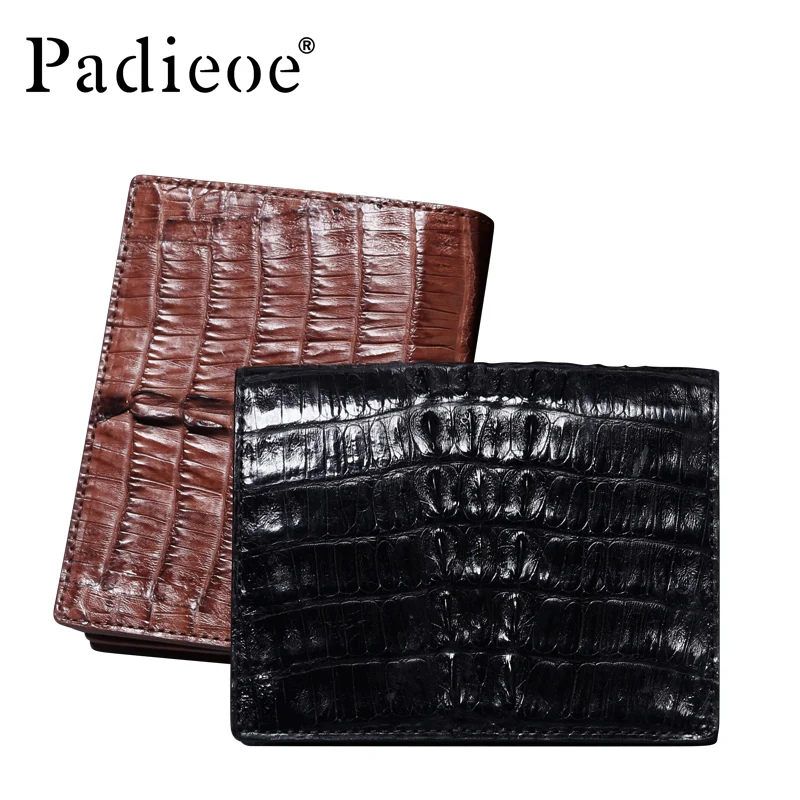 

Men 's true crocodile leather bag handbag short section business vertical section money wallet big notes wallet Free shipping