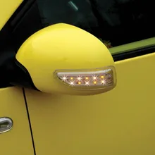 2 шт. универсальный авто зеркало заднего вида свет 13 светодио дный двери лампы поворотники лампы DC12V поворотах лампы автомобиля декоративные свет