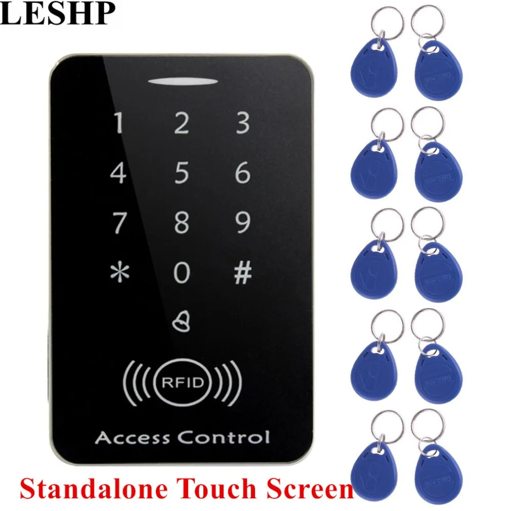 LESHP RFID standalone access control touch Keypad system digital keyboard door lock controller RFID card reader with 10pcs Keys LESHP RFID standalone access control touch Keypad system digital keyboard door lock controller RFID card reader with 10pcs Keys