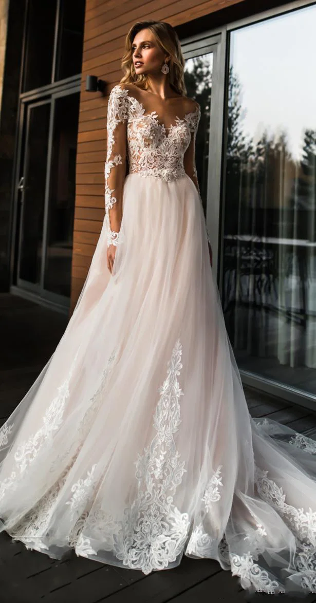 2019-blush-pink-boho-wedding-dresses-v-neck-long-sleeves-beach-bohemian-bral-gowns-sweep-train-vestidos-de-noiva