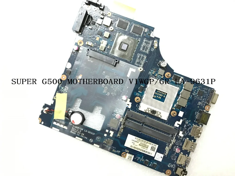 

KEFU AVAILABLE SUPER 100% NEW MAIN BOARD LAPTOP MOTHERBOARD FOR Lenovo G500 VIWGP/GR LA-9631P DDR3 WITH VIDEO CARD