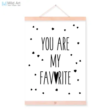 

Modern Minimalist Black White Love Quotes Wooden Framed Canvas Painting Living Room Decor Wall Art Print Pictures Poster Hanger