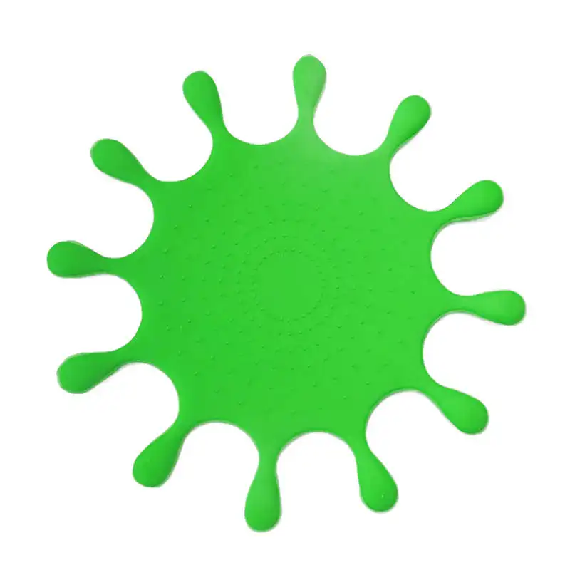 

Ouneed 13.5*13.5cm Sun Shape Silica Gel Drink Coaster Cup Mat Table Decor Tableware Coaster Ceramic Bois Round Silicone 19Mar1