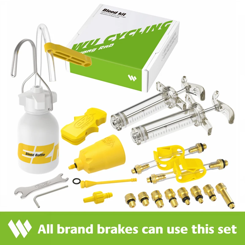 

Master Hydraulic Disc Mineral Oil Brake Bleed Tool Kit for All Brand Brakes Series Universal Brake System Use Kit Professional
