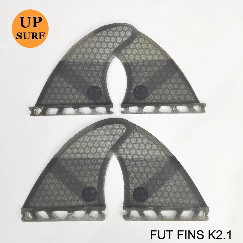Tabla de surf de futuro aletas K2.1 Quad aletas de nido de abeja Quilhas futuro de fibra de vidrio de quilla en surf 4 aletas - 1