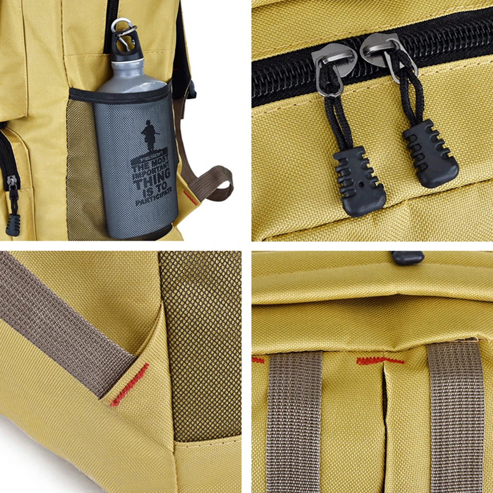 Outdoor Travel Backpack 65L Men Women Large Big Waterproof Sport Backpacks Male Female Hiking Camping Hiking Mountaineering Bag